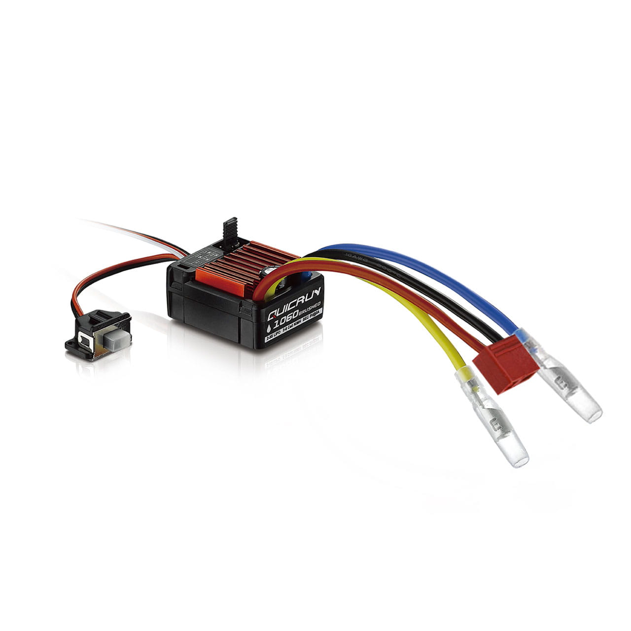 Hobbywing QuicRun 1060 Brushed Regler T-Stecker 60A fuer 1_10 RC-Modelle_