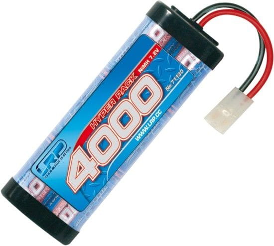 LRP Akku Power 7,2V 4000mAh NiMH 6 Zellen Stick. LRP Akku Power 7,2V 4000mAh NiMH 6 Zellen Stick.