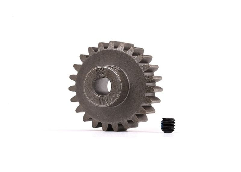 Traxxas Gear, 23T pinion (1.0 metric pitch) (fits 5mm shaft)/ set s Traxxas Gear_ 23T pinion _1.0 metric pitch_ _fits 5mm shaft__ set s - RC-Zubehoer