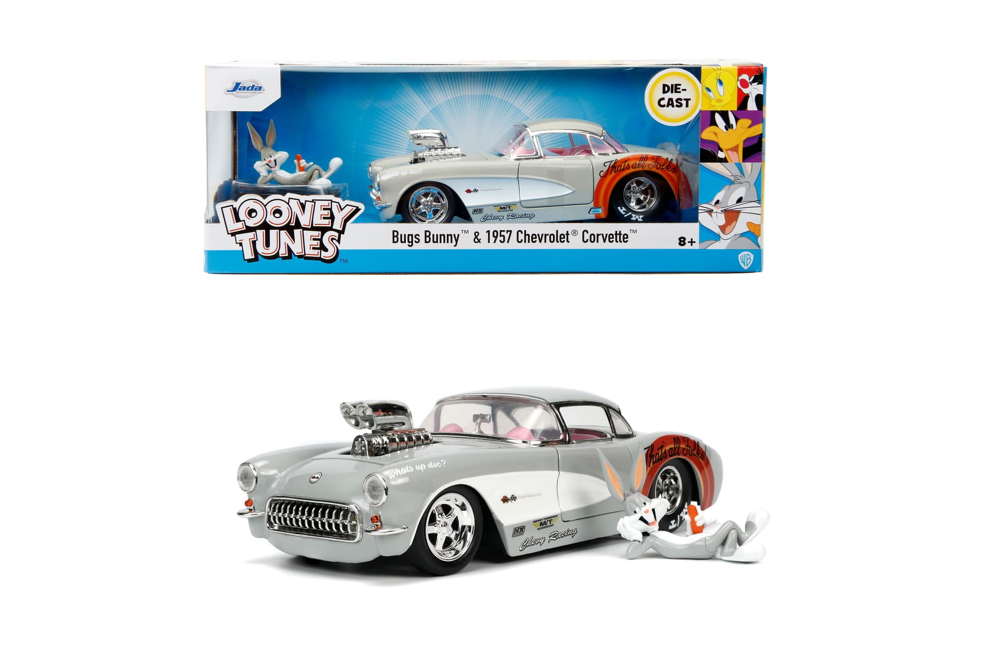 Jada Bugs Bunny-1957 Chevrolet Corvette 1_24 - RC-Zubehoer