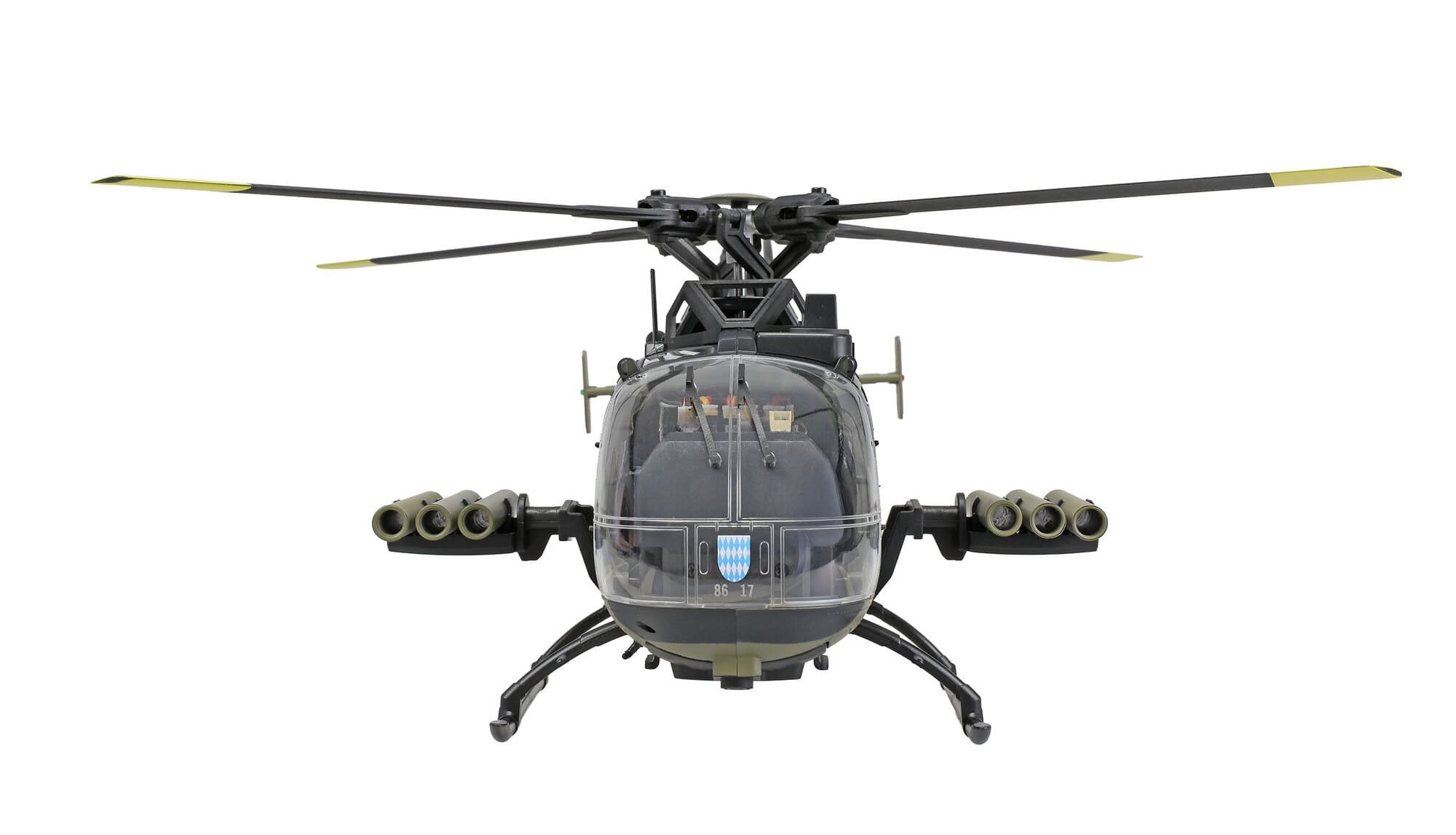 Amewi Bo105 Bundeswehr RC Hubschrauber Brushless 6-Kanal RTF