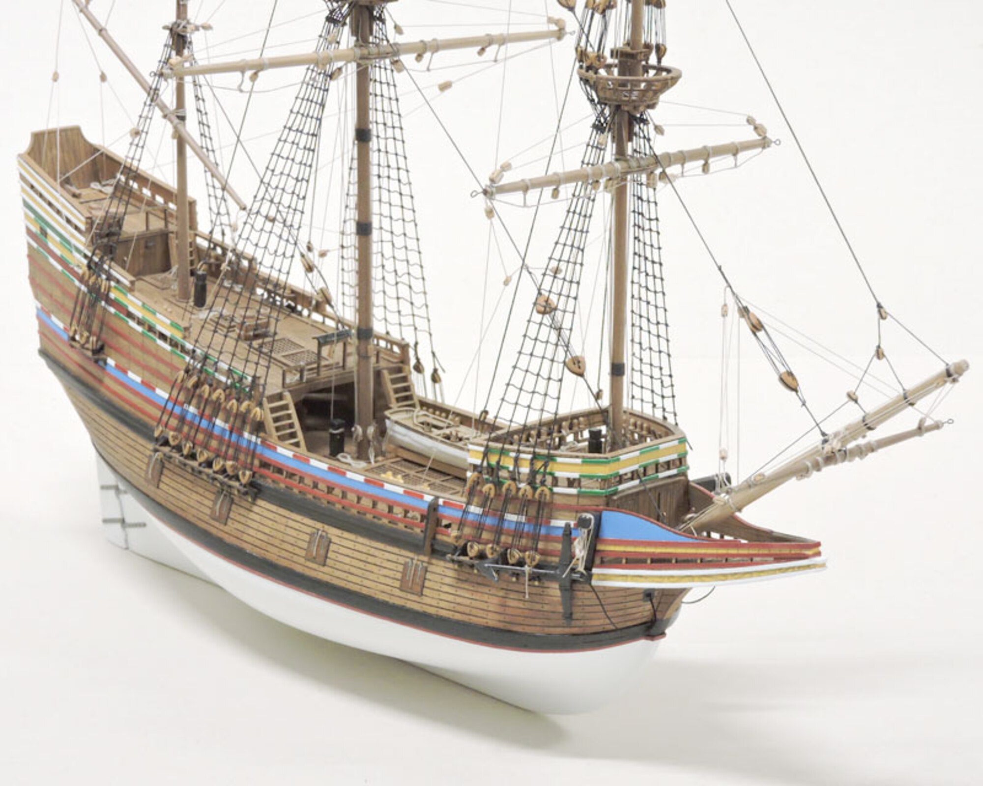 Mayflower Baukasten 1_64 - Historisches Modell der Pilgervaeter aus Holz