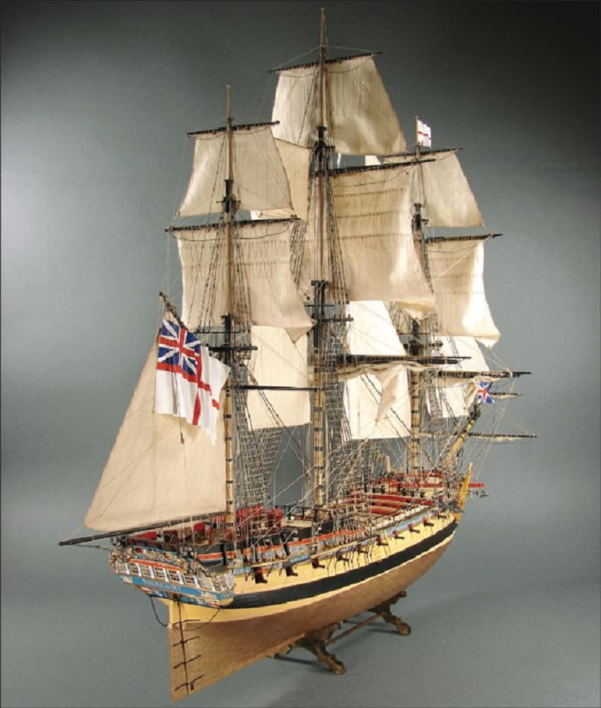 ms mercury 1779 kartonmodell bausatz 1 72 MS Mercury 1779 Kartonbausatz im Massstab 1_72