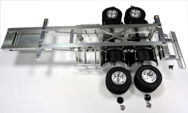 Lesu 1_14 Auflieger 2-Achs fuer Wechselcontainer aus Alu - RC-Zubehoer