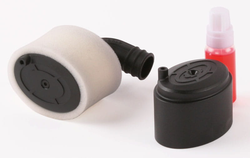 Robitronic Luftfilter Oval  2-stage + Regenschutz Robitronic Luftfilter Oval  2-stage _ Regenschutz - RC-Zubehoer