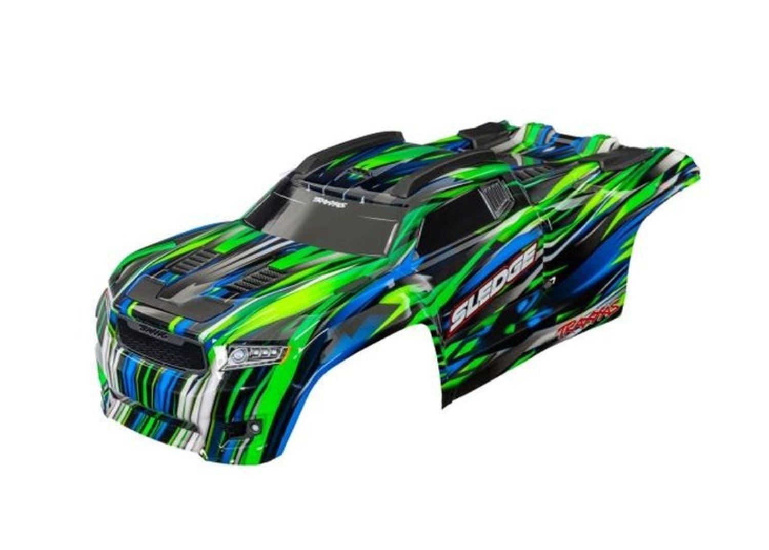 Traxxas Karosserie Sledge komplett gruen - RC-Zubehoer