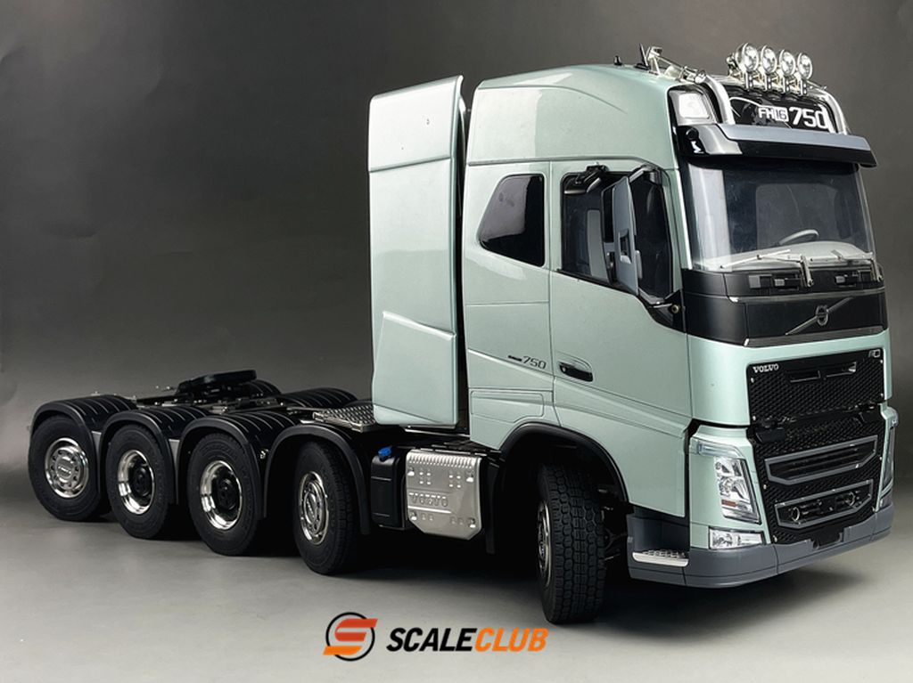 ScaleClub 1_14 Rahmen-Heck m_ Luftfederung u. Lenkachse fuer Alu-Rahmen - RC-Zubehoer