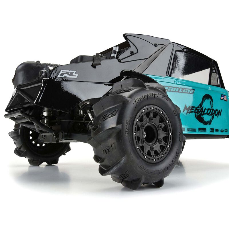 Proline Short Course Reifen Dumont Paddle 2.2/3.0 MTD Raid Blk F/R 2St.