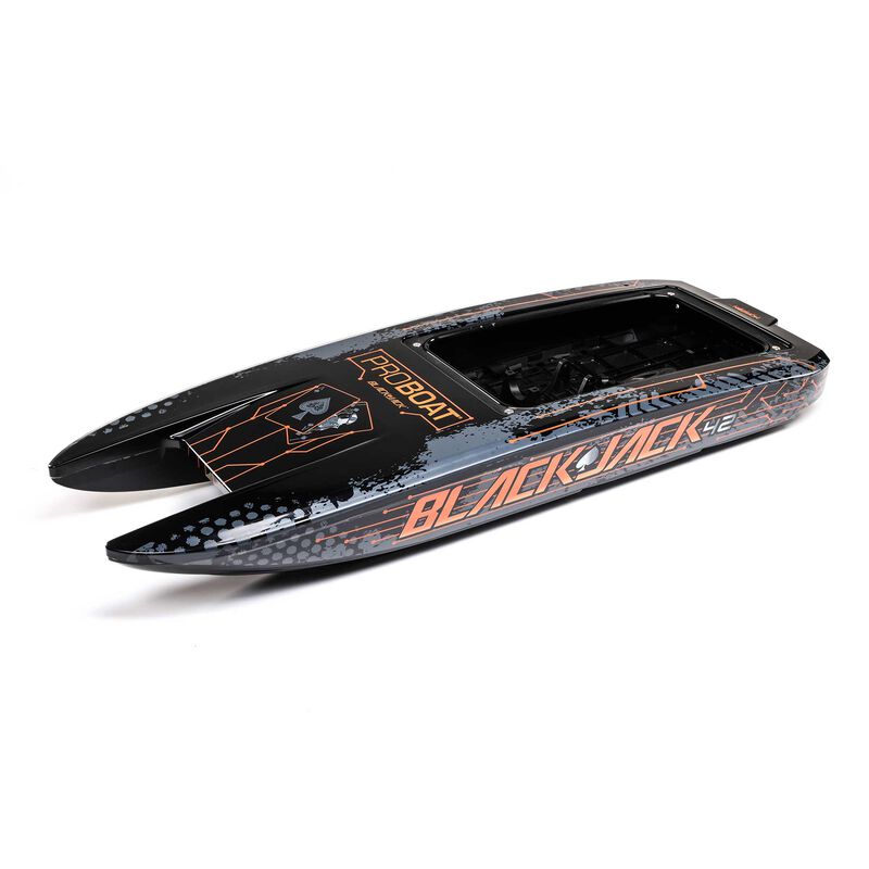 Proboat Hull with Inserts_ 42-inch Blackjack - RC-Zubehoer