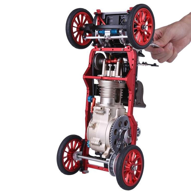 Thicon Classic-Car aus Metall mit E-Motor und Bluetooth-Steuerung