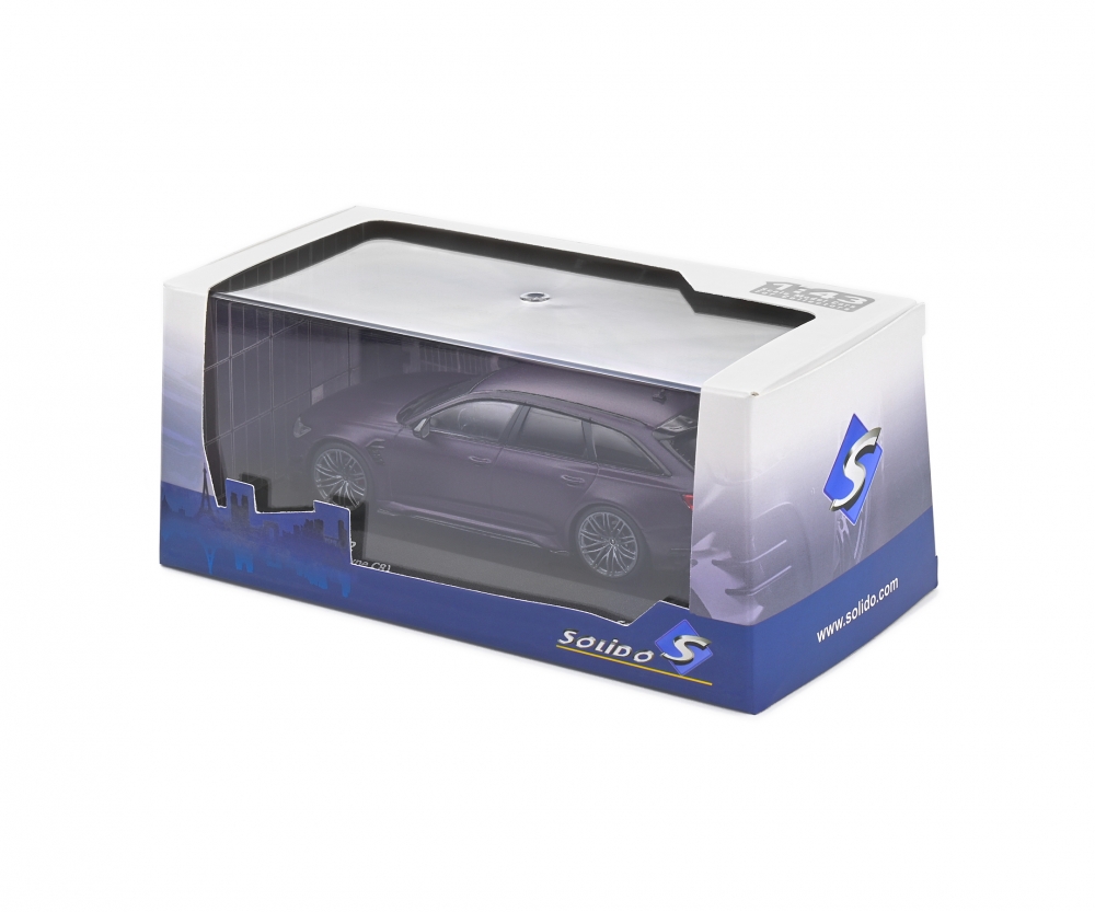 Solido 1_43 Audi RS6-R purple matt Modellauto - RC-Zubehoer