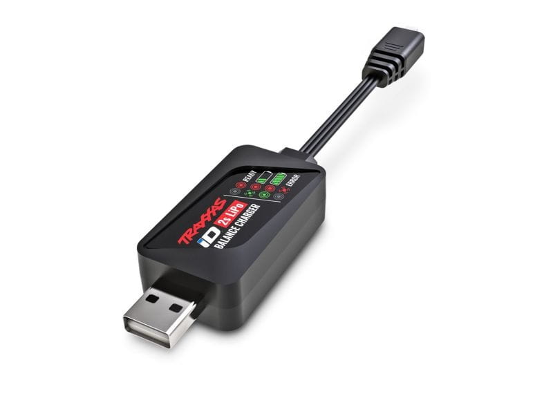 Traxxas ID-Lader USB 2S 7.4V Ladegerät TRX-4M