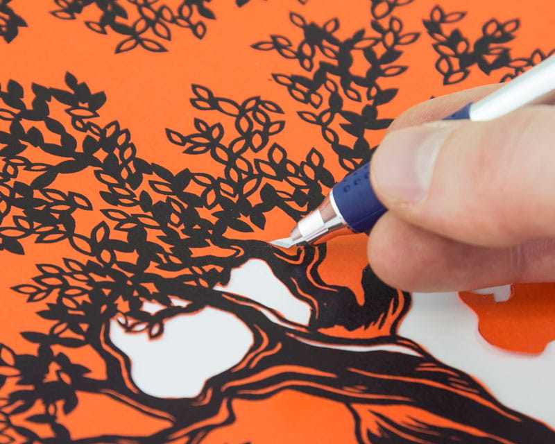 Modelcraft Messer mit drehbarer Klinge und Softgriff