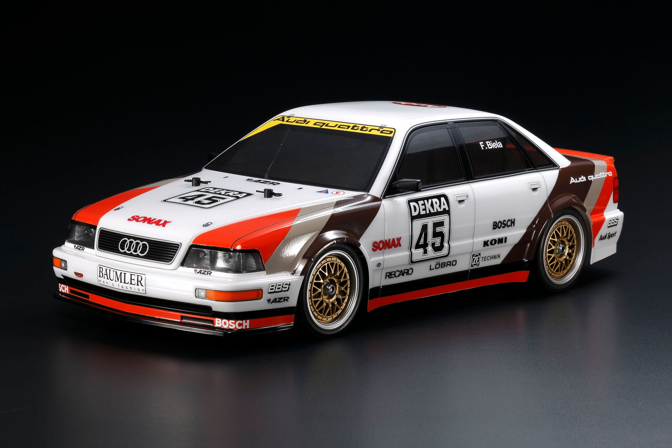 TAMIYA Audi V8 Tourenwagen Bausatz tamiya audi v8 tt02