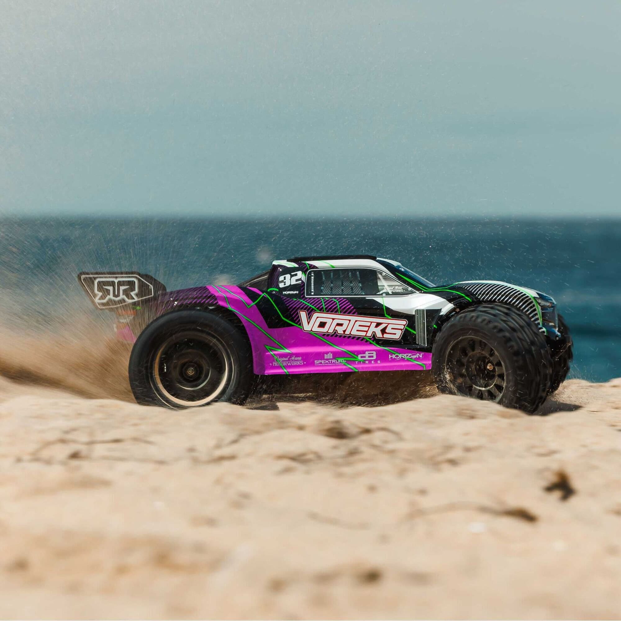 arrma-110-vorteks-mega-550-brushed-2wd-stadium-truck-rtr-mit-akku-lader-purple