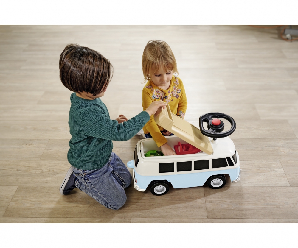 Big Rutscher Auto Baby VW T1 Blau