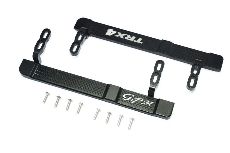 GPM Alu Trittbrett seitlich schwarz fuer Traxxas D1316_D1356Traxxas4 - RC-Zubehoer