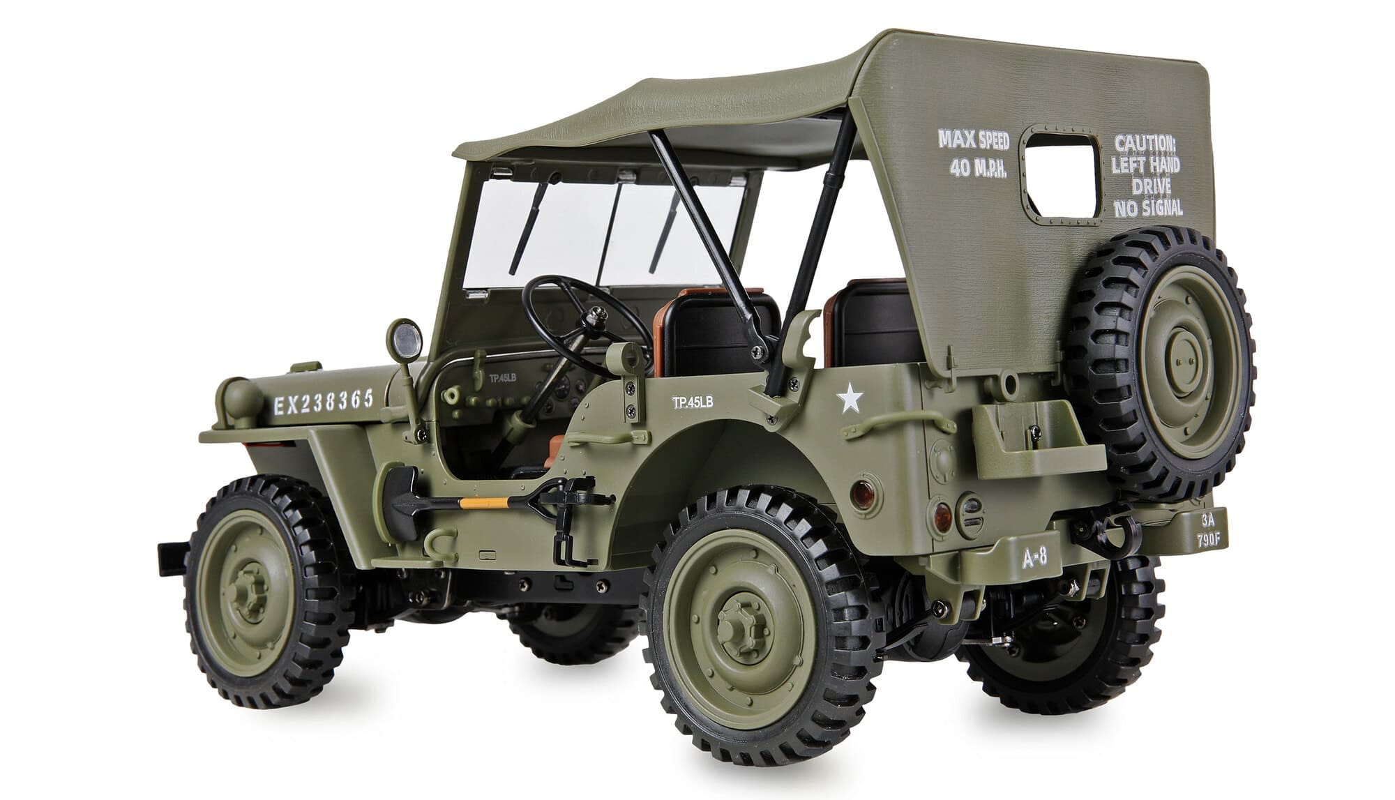Amewi Jeep Willys MB 1_14 Scale Crawler 4WD RTR gruen