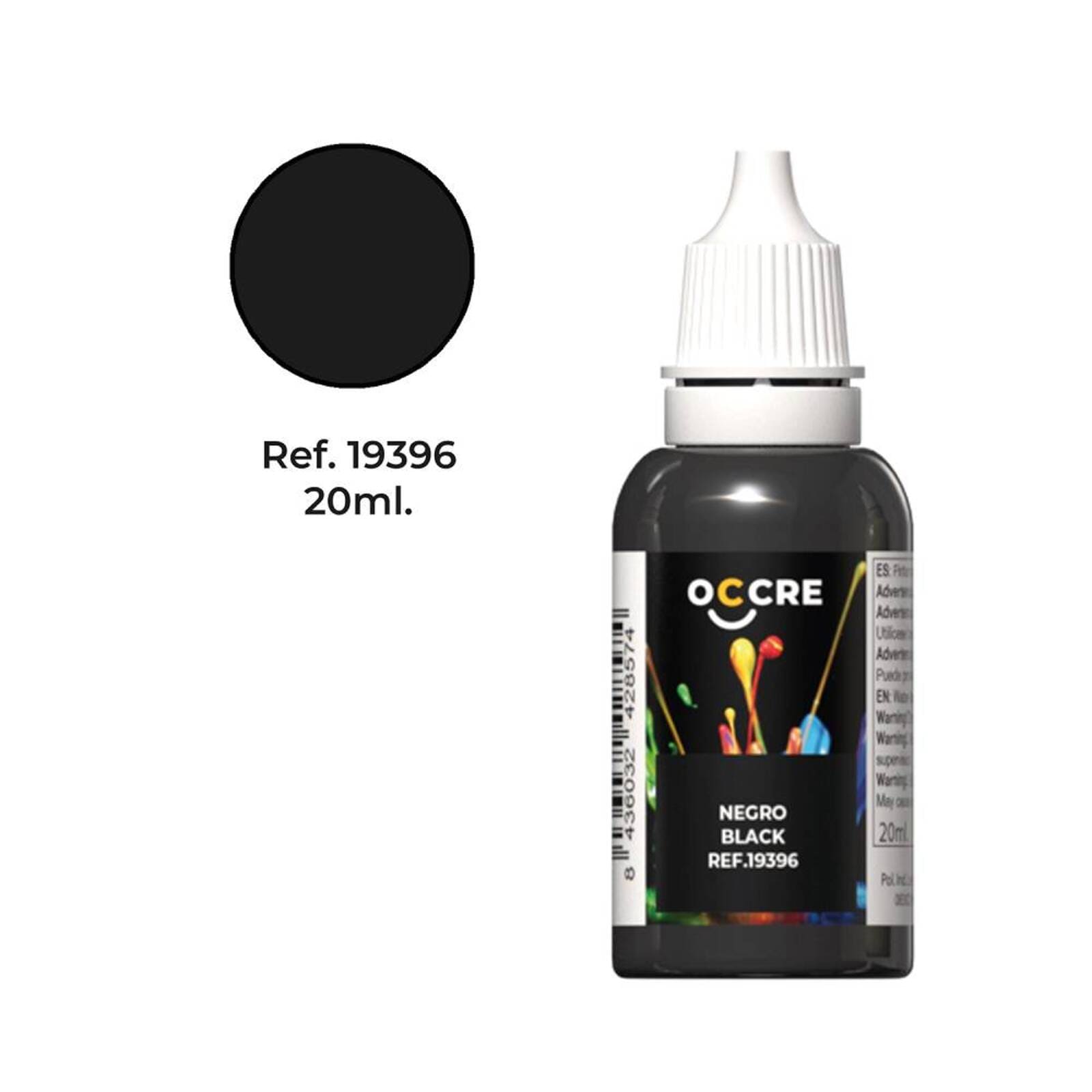 Ocolor Schwarz 20 ml - Modellzubehoer