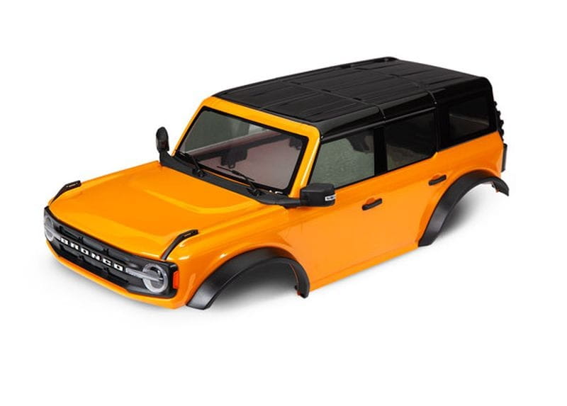 Traxxas Karosserie Serie 2021 Ford Bronco Orange Lackiert + Anbau-Teile