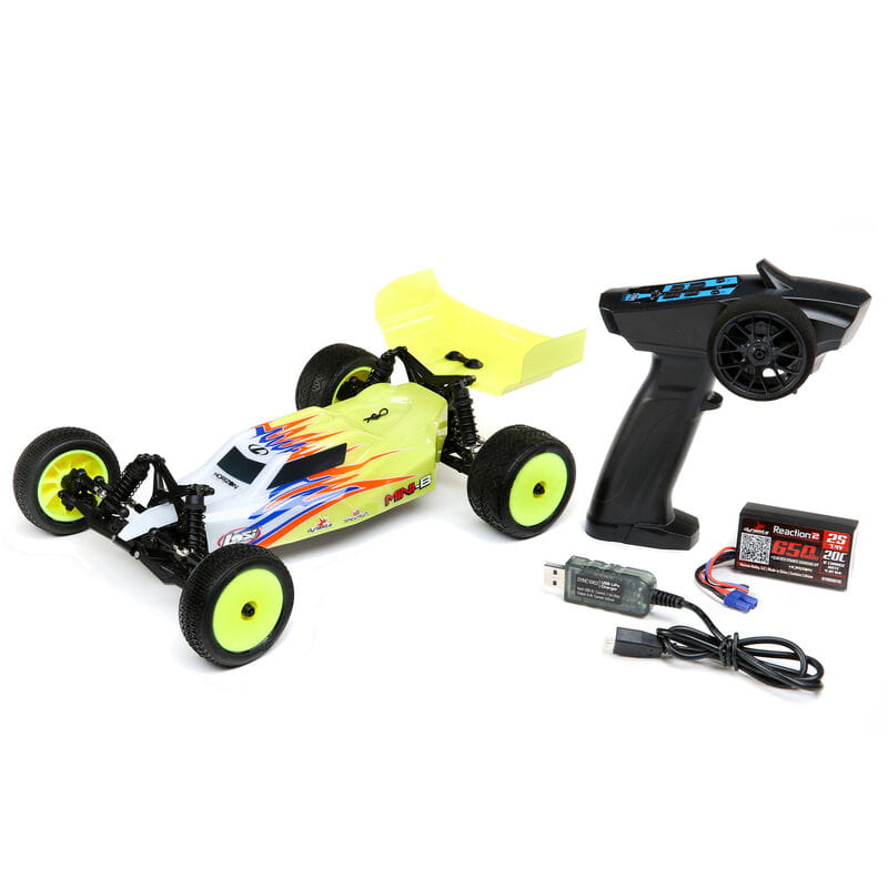 Losi Mini-B RTR 1:16 2WD Buggy gelb weiss