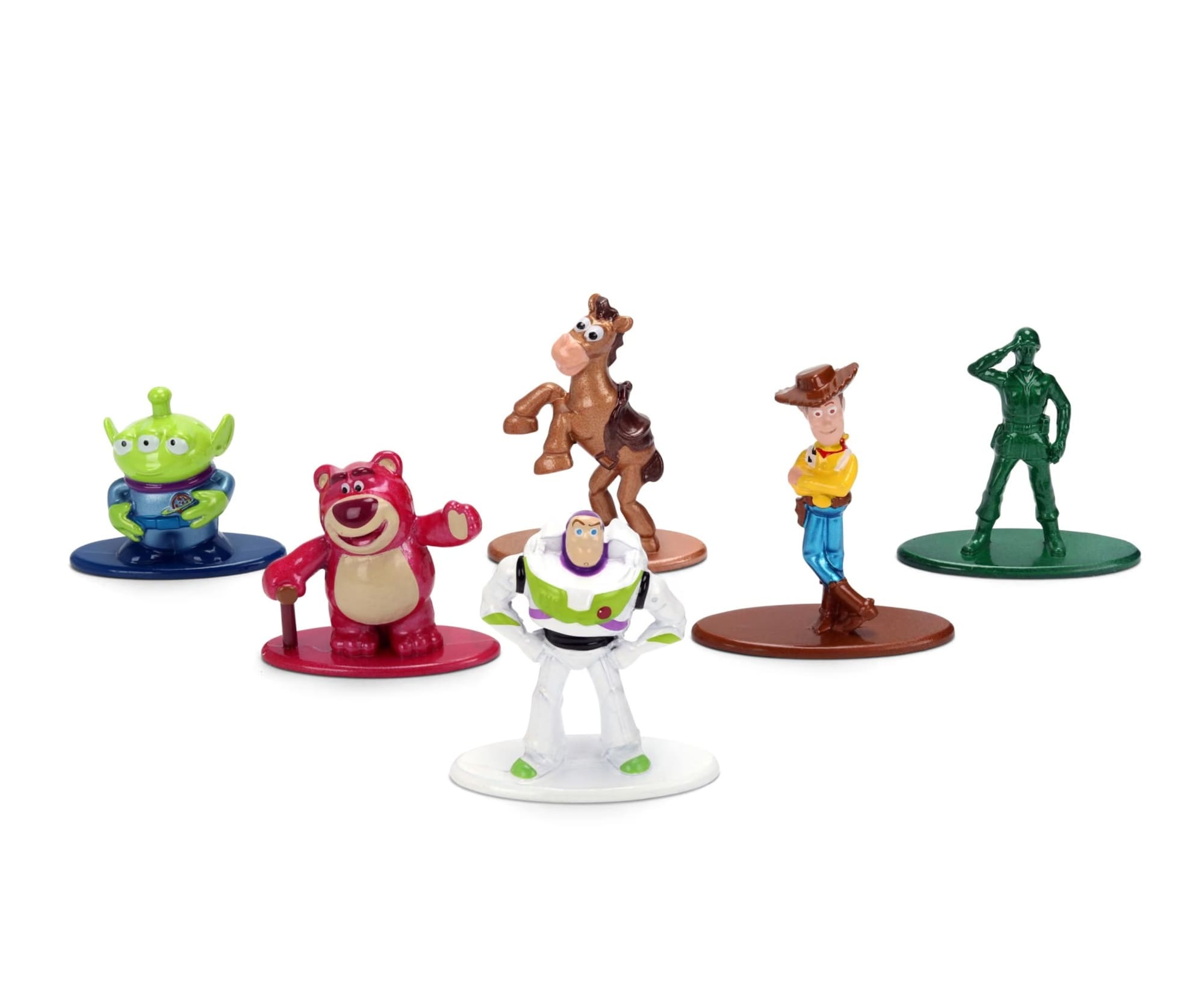 Jada Toys Toy Story Nano Diorama 6 Metallfiguren Woody Buzz und Freunde