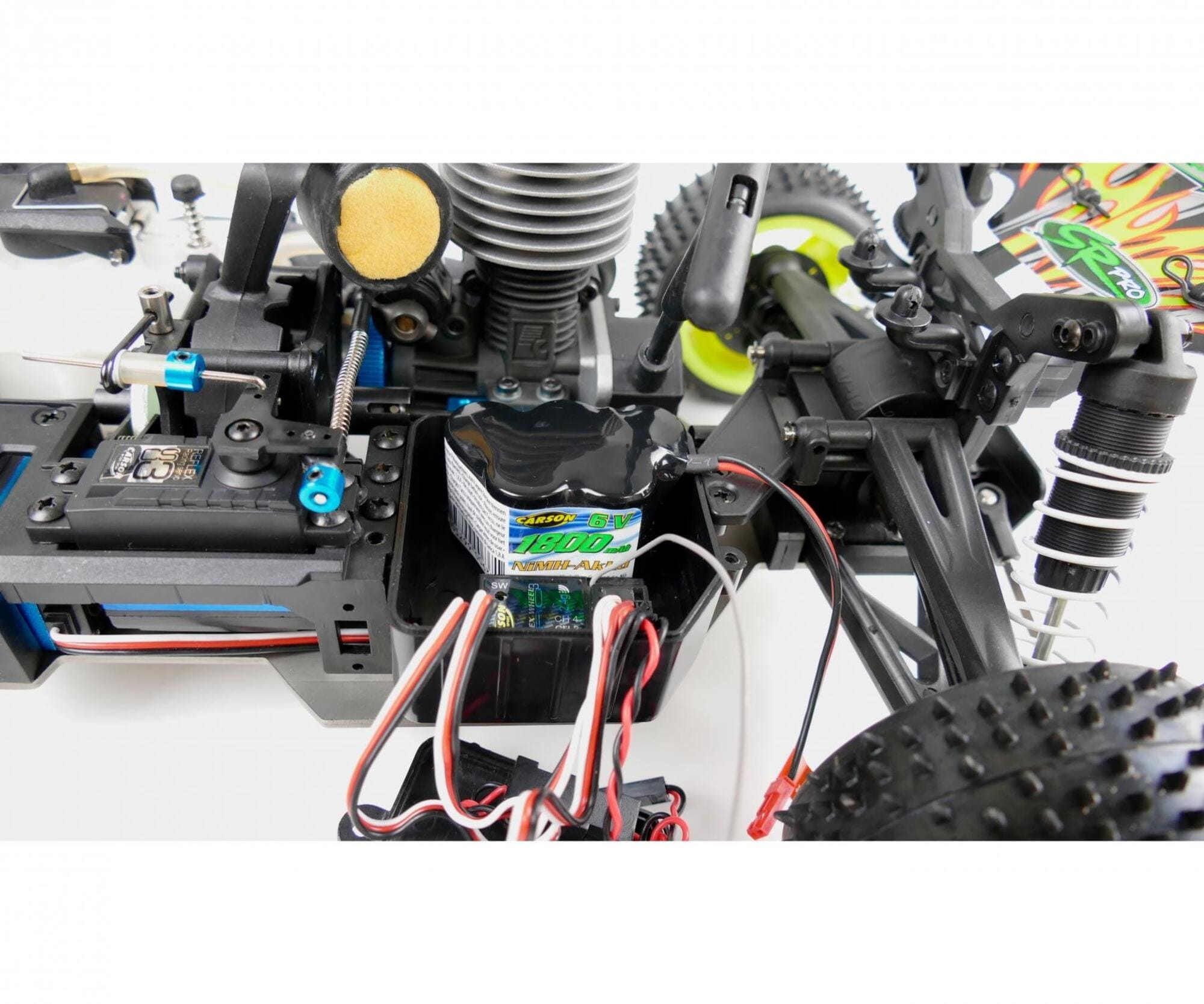 Carson 6V 1800mAh NiMH Empfaengerakku Hump BEC