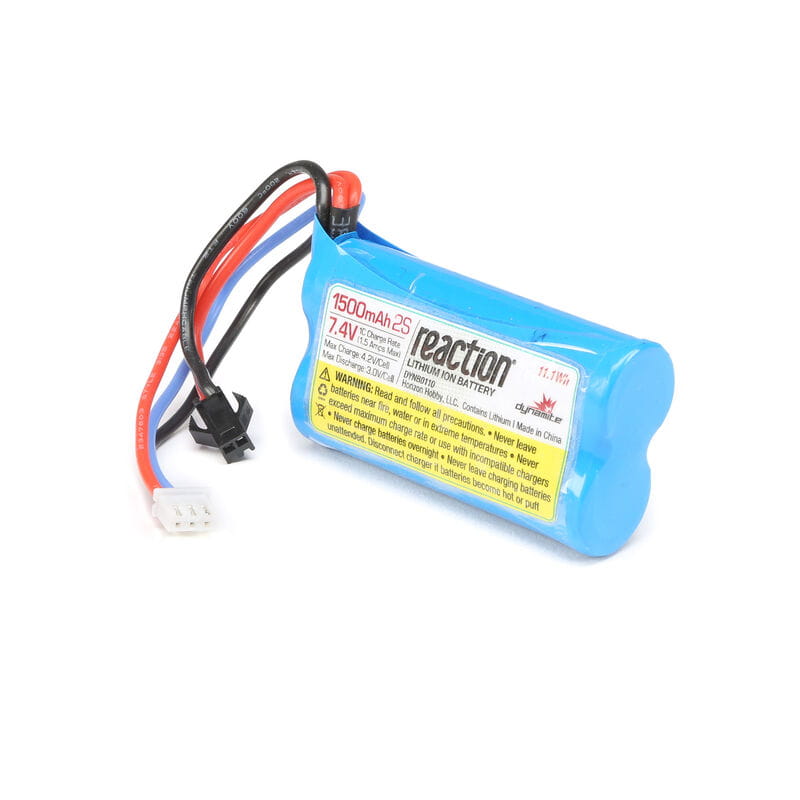 Dynamite 7.4V 1500 mAh 2S Li-Ion: Jet Jam Pool Racer Dynamite 7.4V 1500 mAh 2S Li-Ion_ Jet Jam Pool Racer - RC-Zubehoer