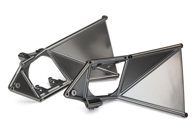 Traxxas Querlenker-Halter oben vorn l_r _satin schwarz chrome-plated - RC-Zubehoer