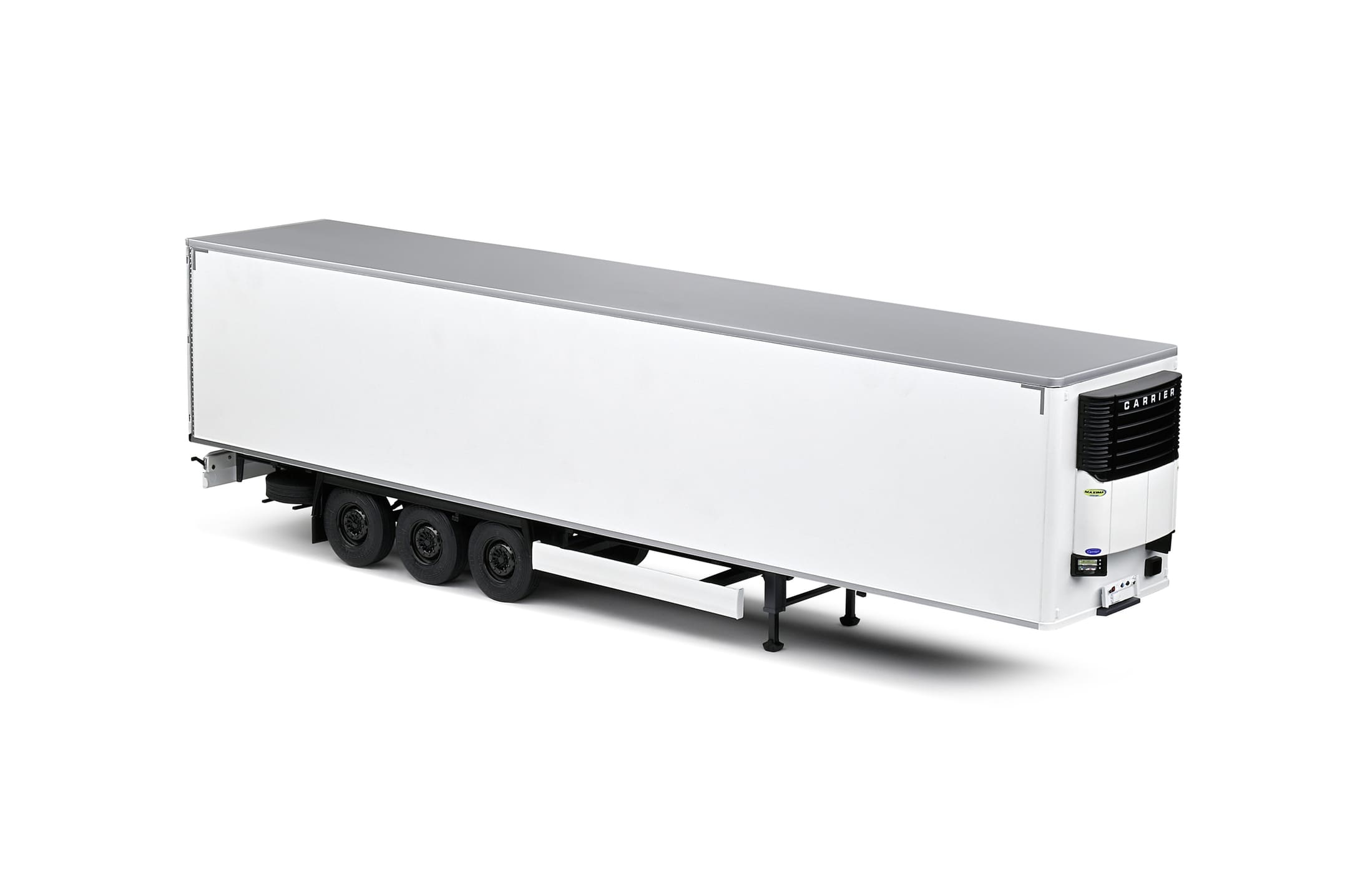 Solido 1_24 Kuehltrailer in weiss - Die-cast Modell mit detaillierten Oeffnenden Tueren