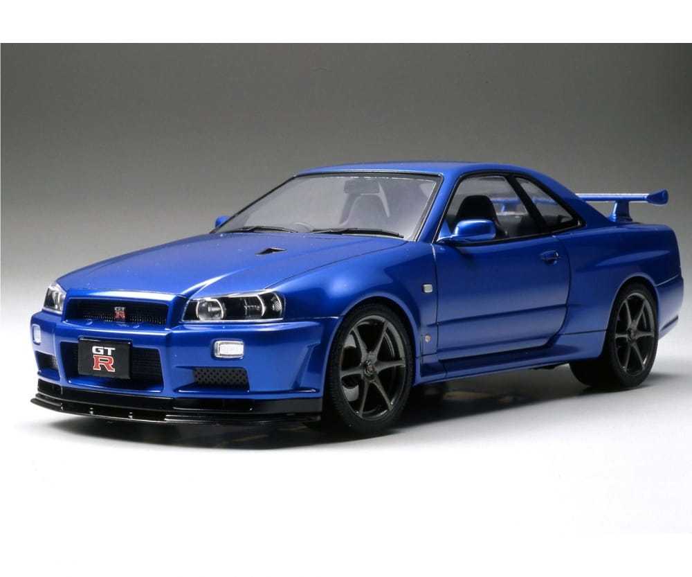 Tamiya 1_24 Nissan Skyline GTR R34 V Spec II Auto Modellbau Bausatz - RC-Zubehoer