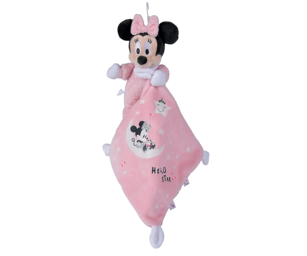 Nicotoy Disney Minnie GID Schmusetuch, Starry
