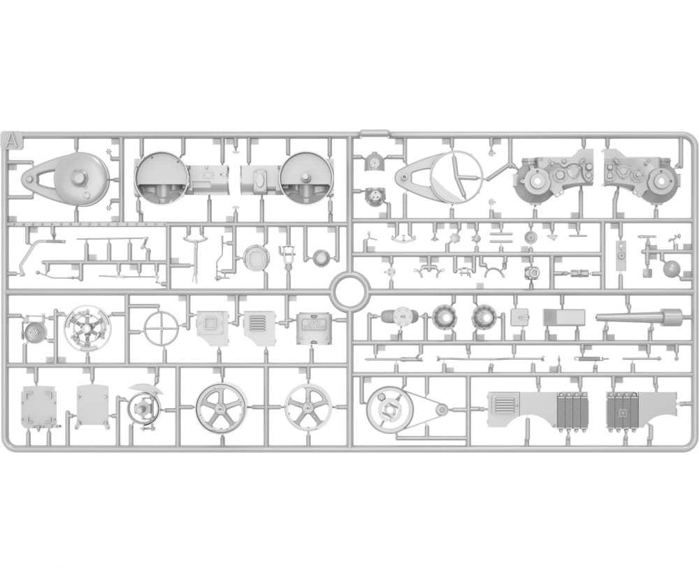 MiniArt 1:24 Deutsches Industrie Traktor D8 Plastik Modellbausatz