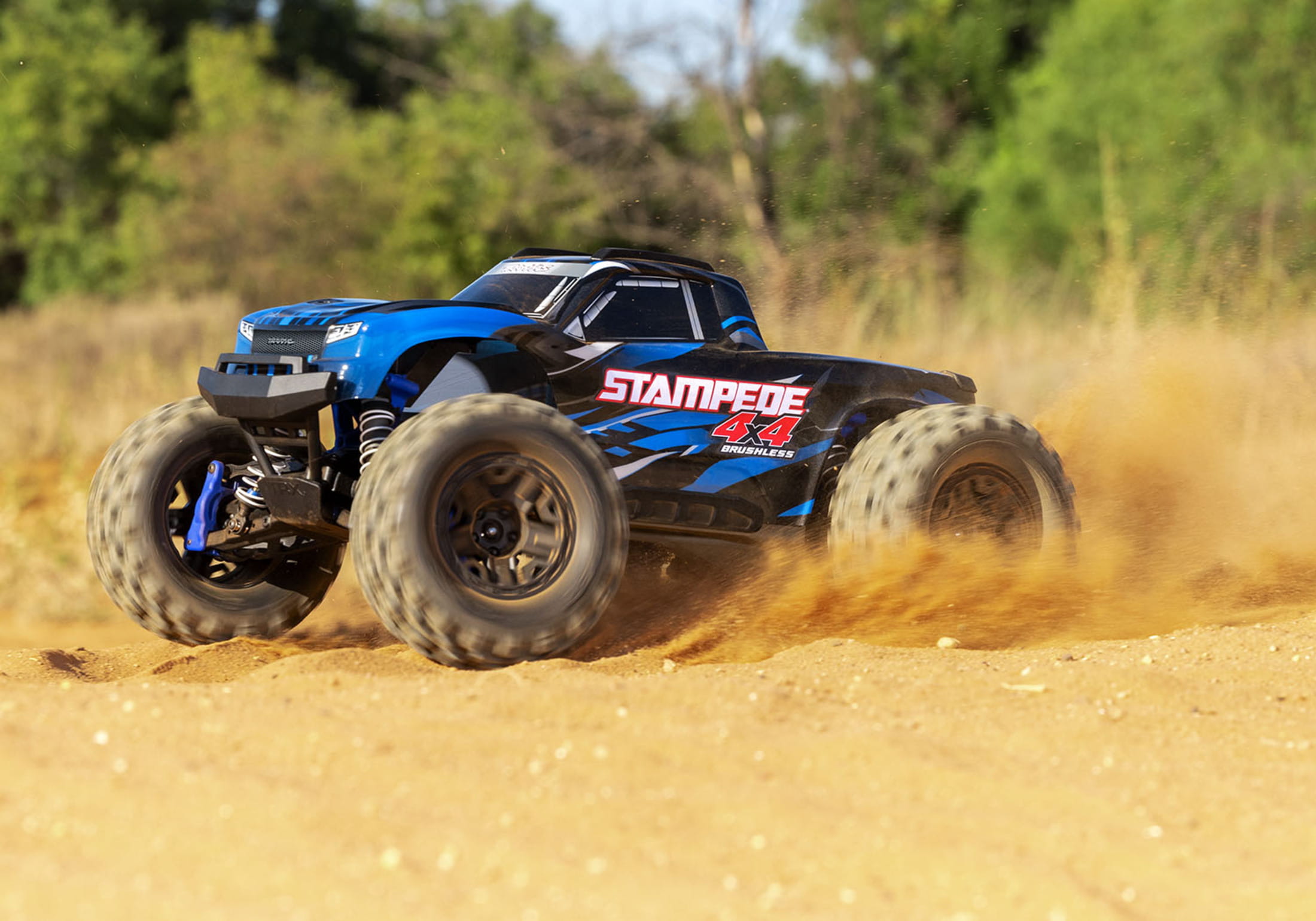 Traxxas RC Stampede 4x4 Brushless Monstertruck 2S blau 1:10 RTR