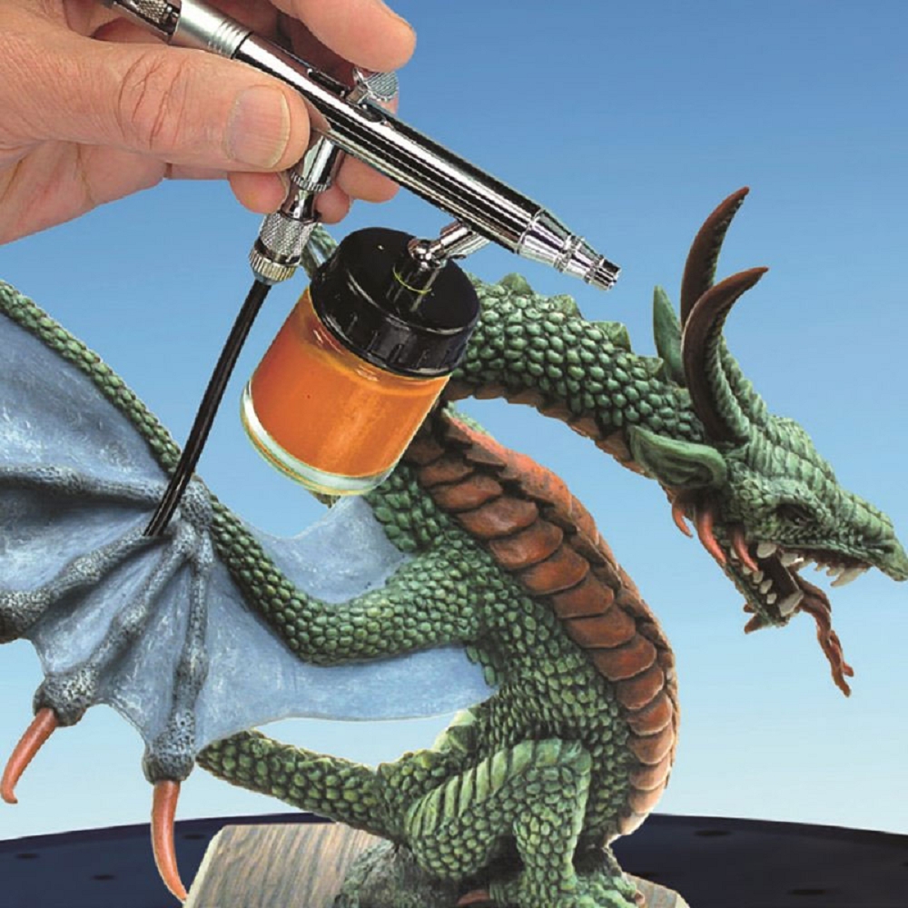 Krick Airbrush Spritzkabine mit Absaugung 230V - RC-Zubehoer