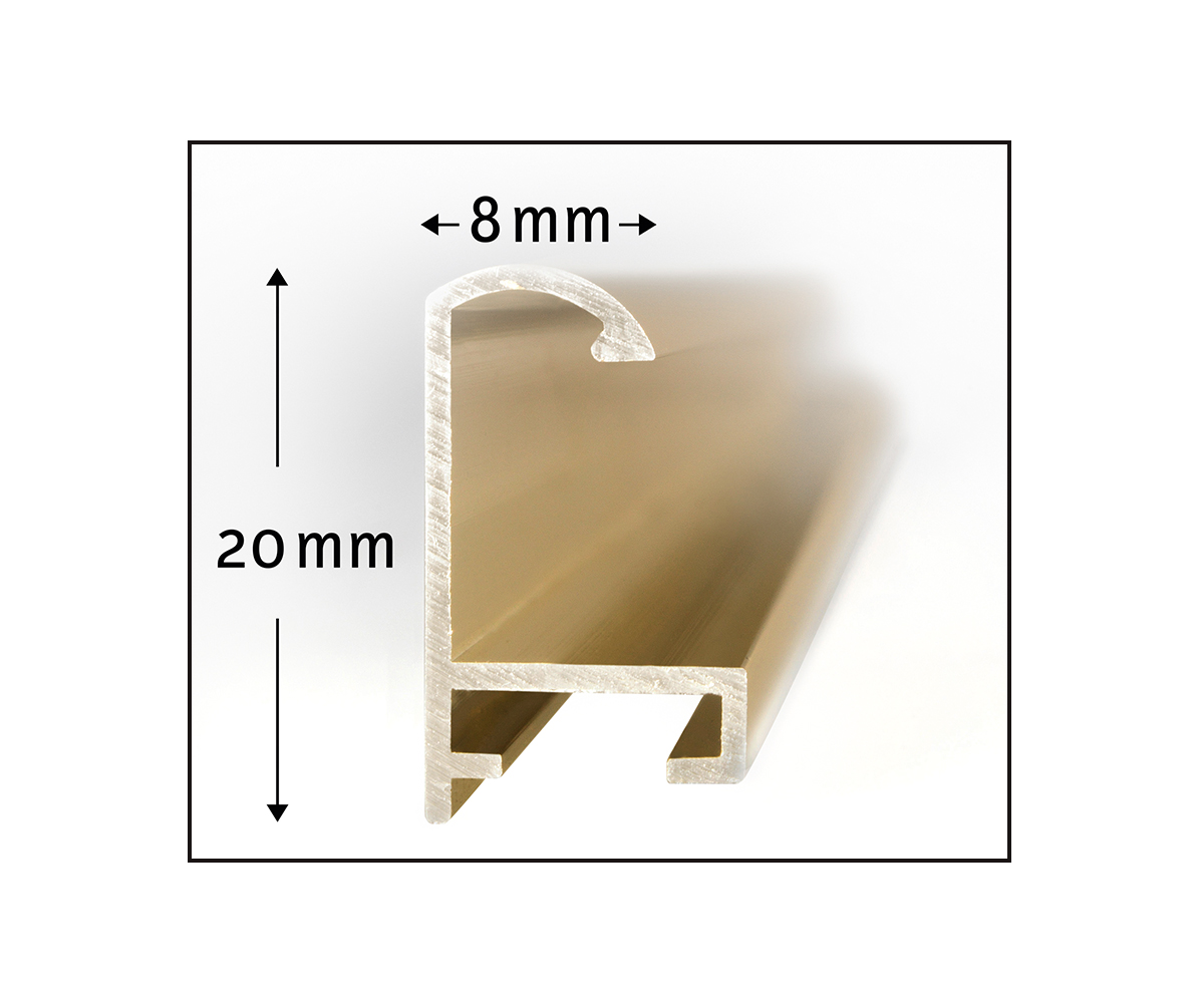 Schipper Malen nach Zahlen 2 x Alurahmen Gold 24 x 30 cm