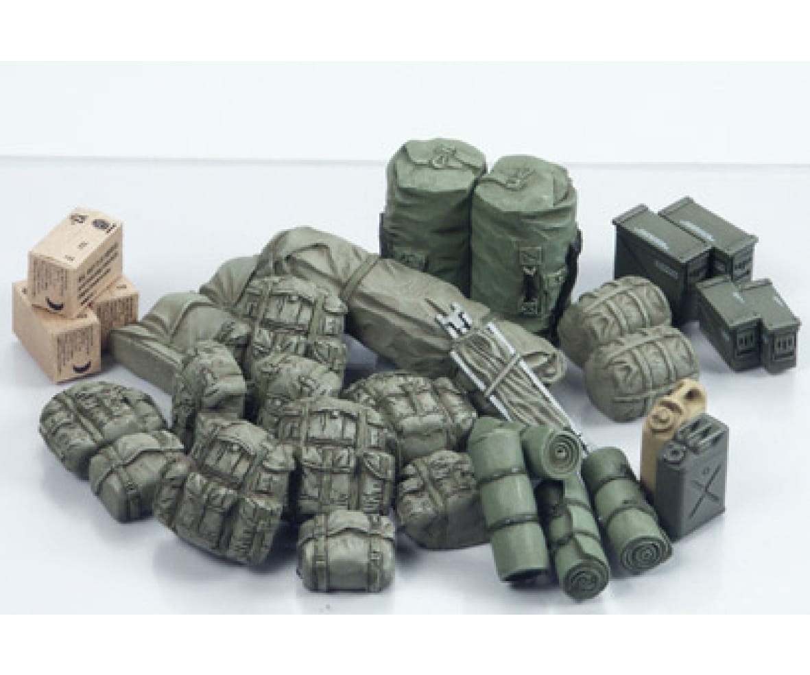 Tamiya Diorama Set US Militär Zub. Modern 1:35 Plastik Modellbau Militär Bausatz