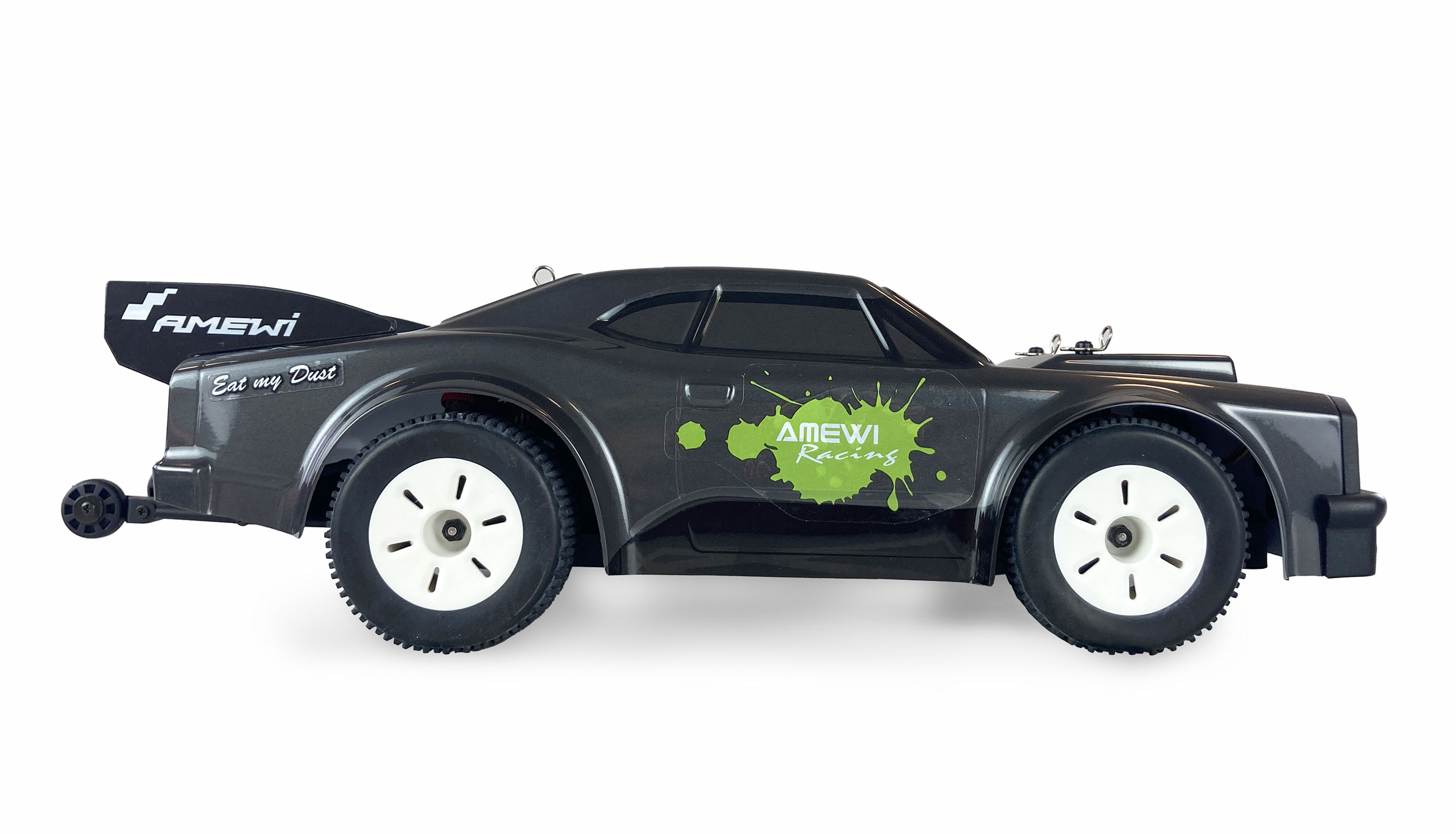 Amewi DR1.6 Drag Racer brushless 4WD 1:16 RTR dunkelgrau