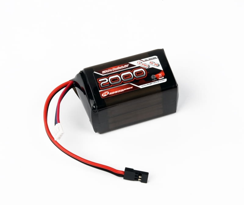 Robitronic LiFe 6,6V, 2000mAh, 2/3A Hump Size, Empfängerpack (EH)