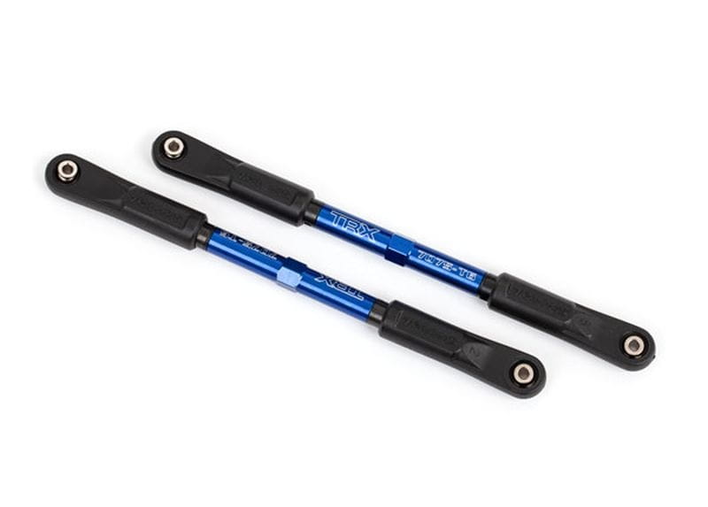 Traxxas Sturz-Links hi 144mm Alu blau mit Kugelpfannen montiert - RC-Zubehoer