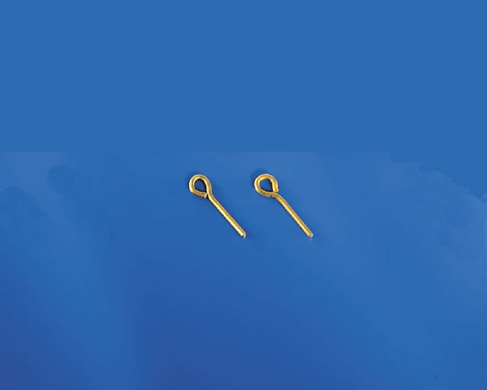 Krick Augbolzen 3x12mm Messing _10 Stck._ - RC-Zubehoer