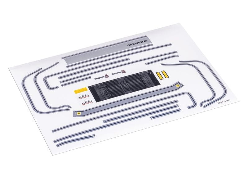 Traxxas Aufkleberbogen fuer 78 Chevy K10 Truck - RC-Zubehoer