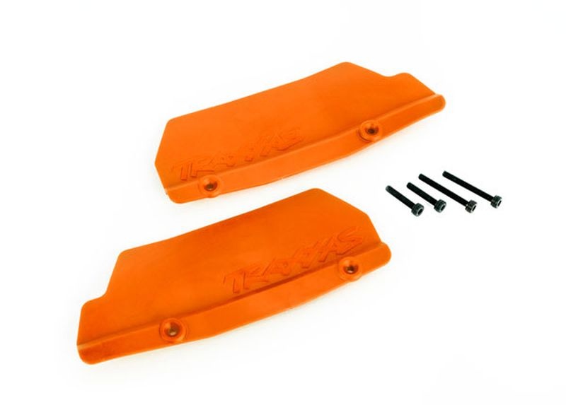 Traxxas Mud-Guards orange l_r _ Schrauben - RC-Zubehoer
