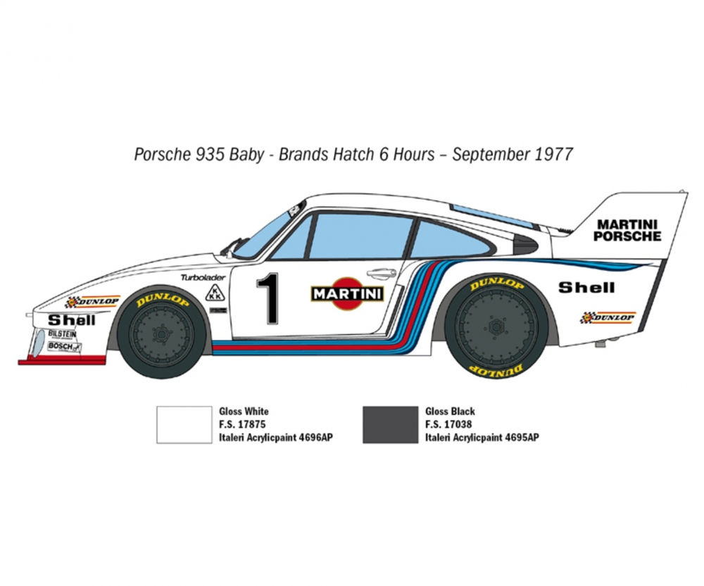 Italeri 1:24 Porsche 935 Baby