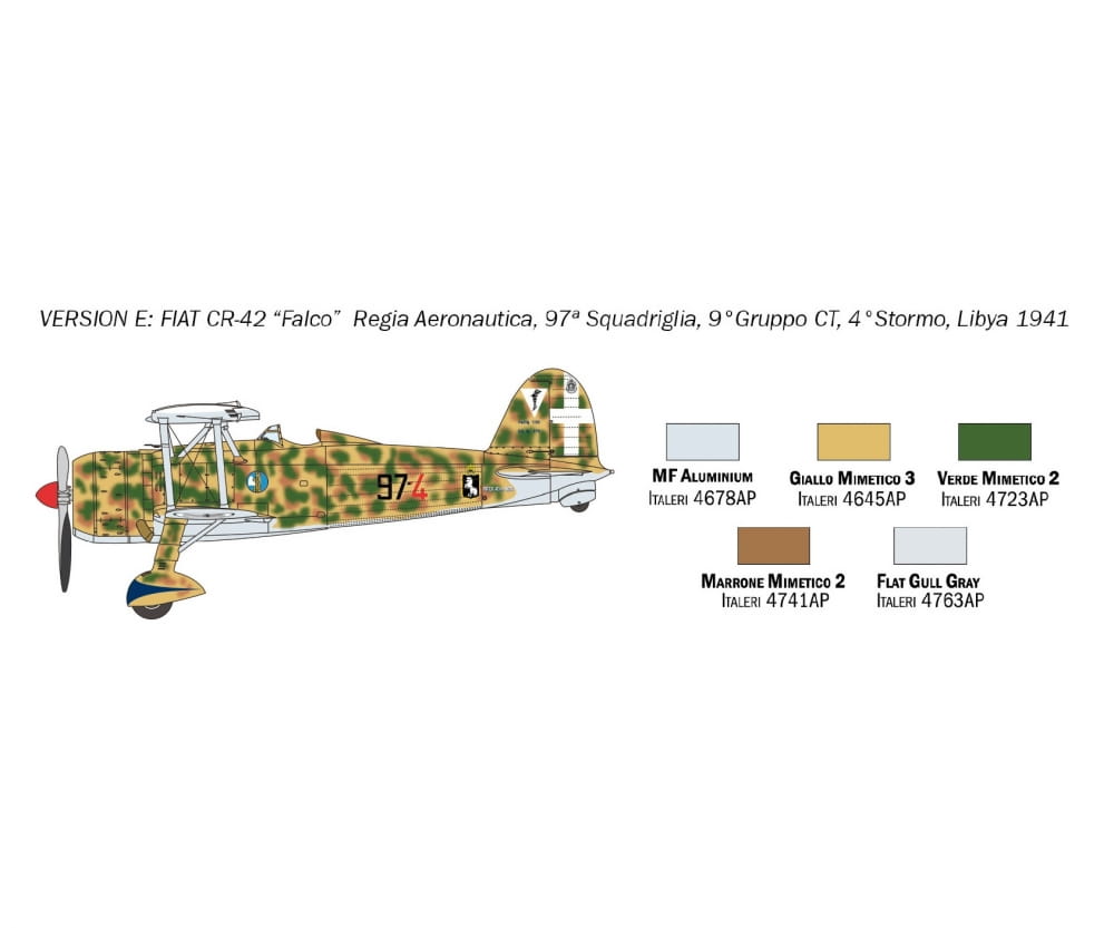 Italeri 1:72 Fiat CR.42 Falco