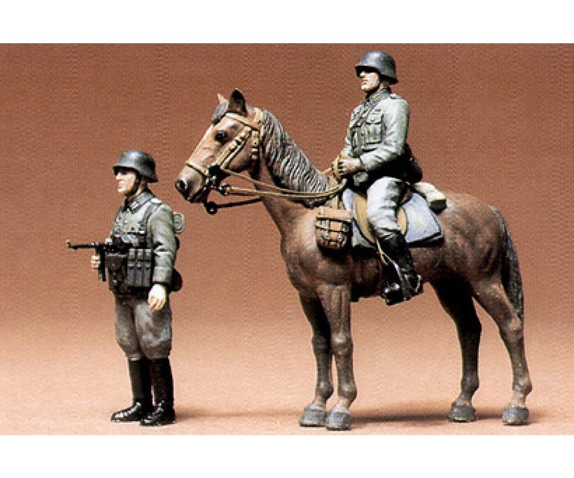 Tamiya WWII Deutsche Infanterie (beritten) 1:35 Plastik Modellbau Militär Bausatz Tamiya WWII Deutsche Infanterie (beritten) 1:35 Plastik Modellbau Militär Bausatz