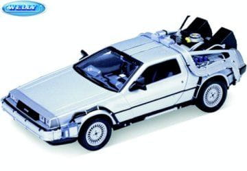 Welly Modellauto 1:24 Zurück in die Zukunft De Lorean Back to the Future Teil 1