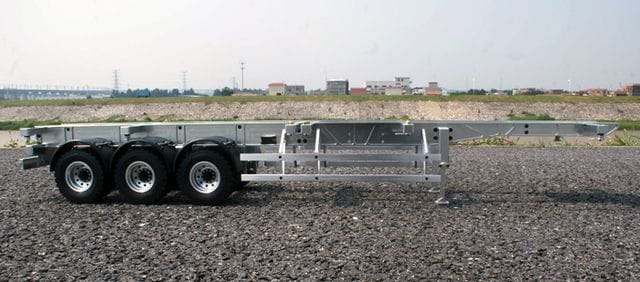 Lesu 1_14 Auflieger 3-Achs fuer Wechselcontainer aus Alu - RC-Zubehoer