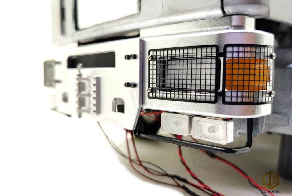 JXModel 1:14 Schwerlaststoßstange aus Alu für MAN F2000 JXModel 1_14 Schwerlaststossstange aus Alu fuer MAN F2000 - RC-Zubehoer