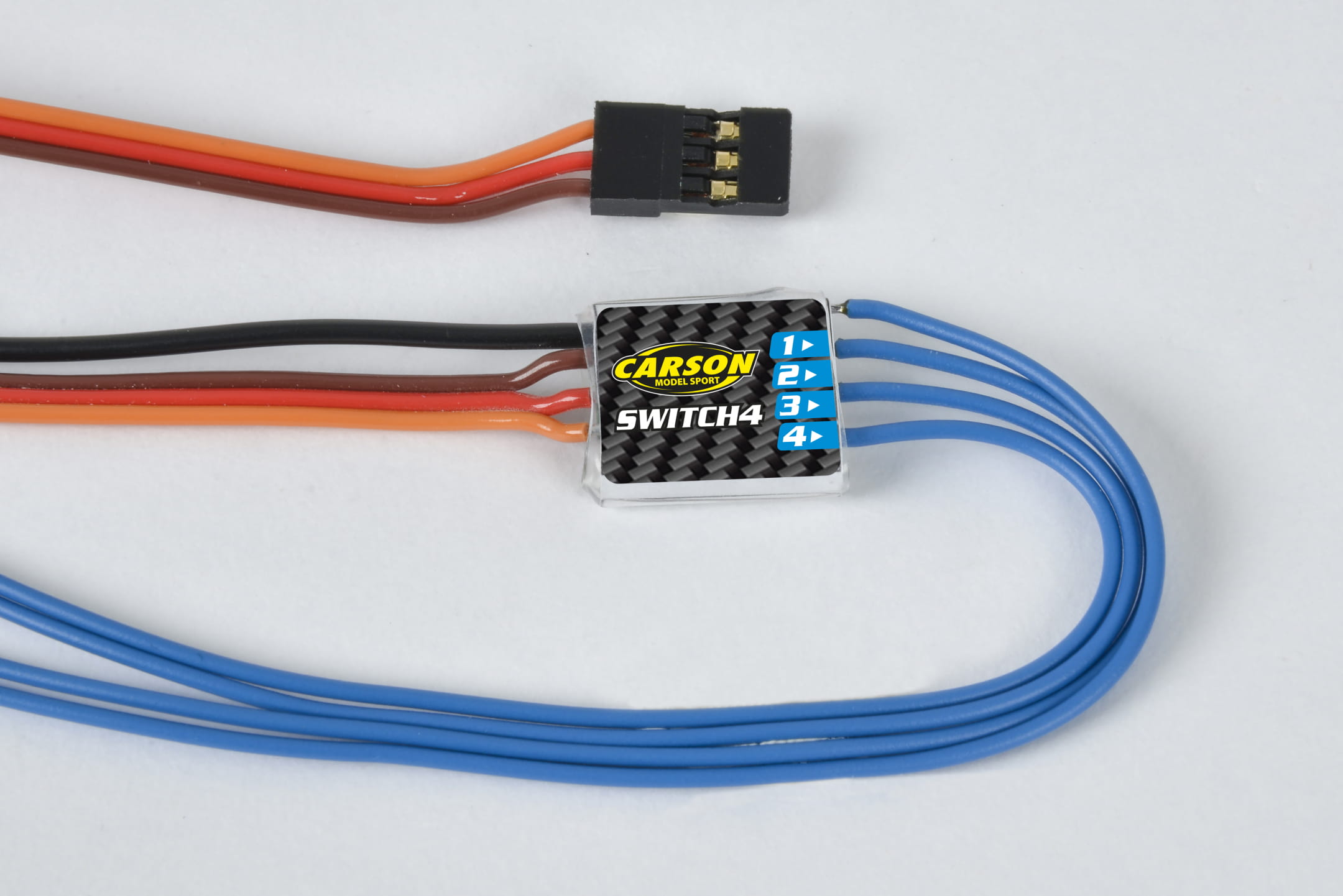 Carson Reflex 6/14 Kanal Elektronischer Ein / Aus Schalter - Switch 2 (4x2,5A) Carson Reflex 6/14 Kanal Elektronischer Ein / Aus Schalter - Switch 2 (4x2,5A)